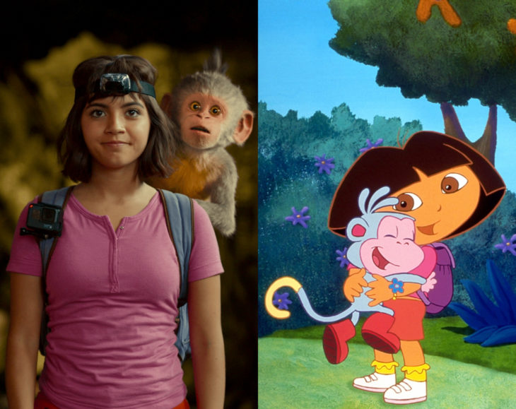 Actores que se parecen mucho al personaje animado que interpretaron; Isabela Moner, Dora la exploradora