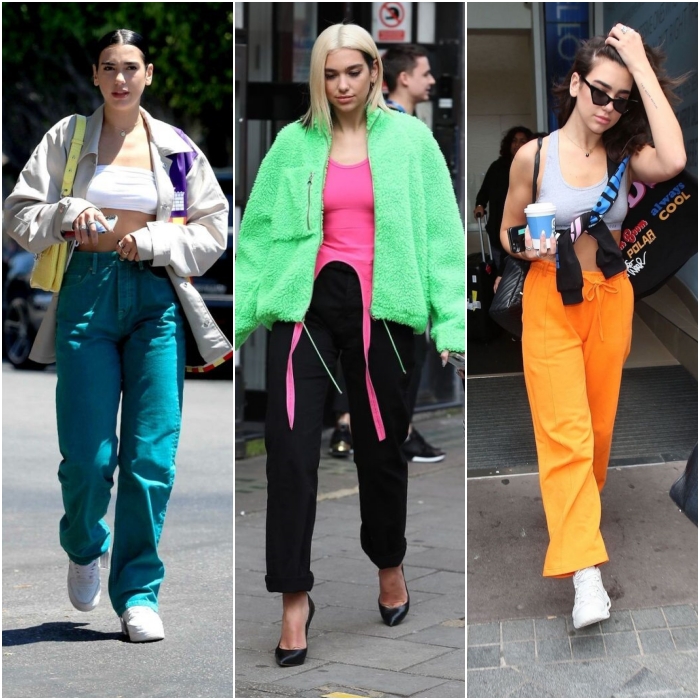 dua lipa street style