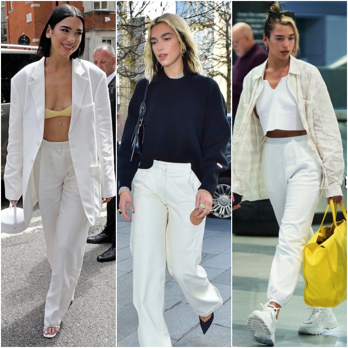 dua lipa street style
