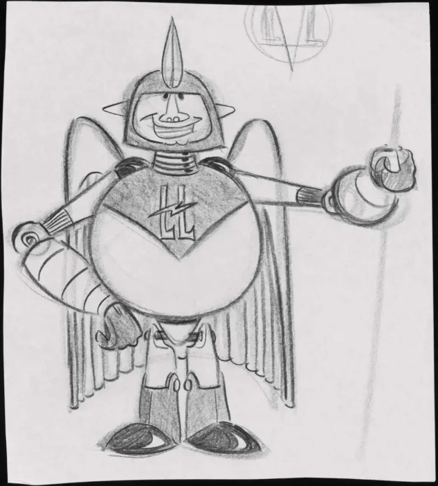 Primeros bocetos de Buzz Lightyear 