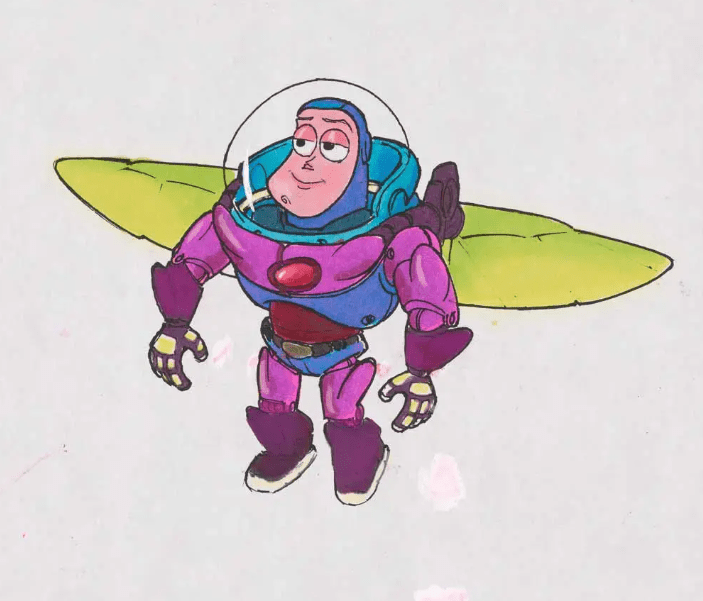Primeros bocetos de Buzz Lightyear 