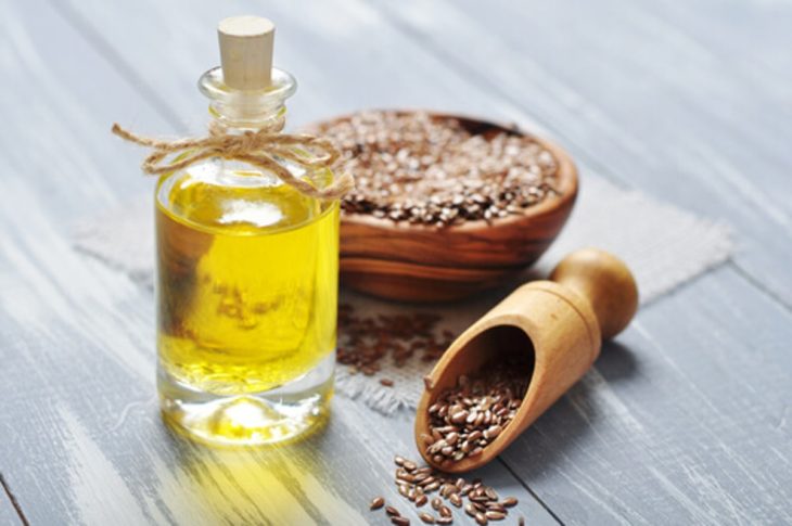 Aceite de lino para el cabello