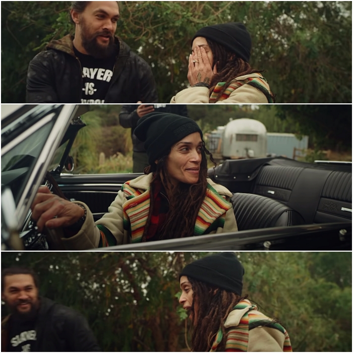 jason momoa restaura el primer auto de su esposa lisa bonet