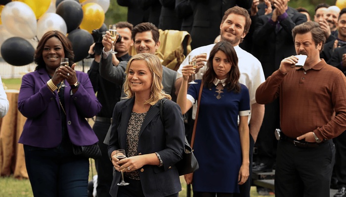 escena de parks and recreation