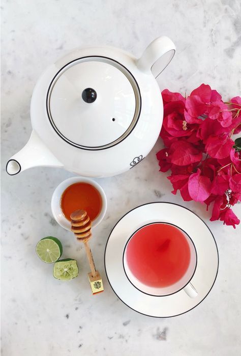 Té de bugambilia con miel