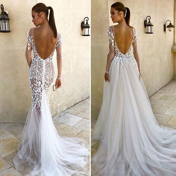 Vestido de novia 2 en 1 desmontable