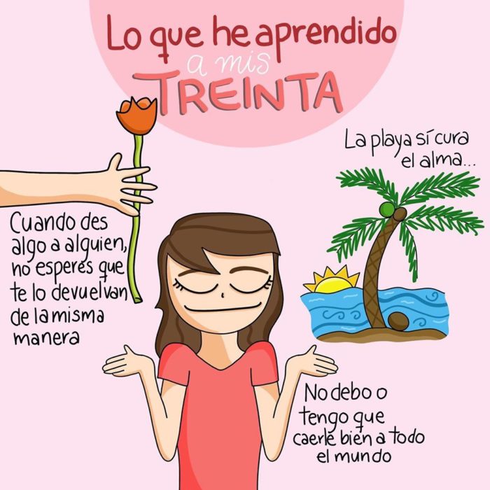 Ilustración de "Casi 30" sobre alguna enseñanza durante esa edad