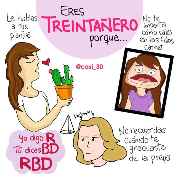 Ilustración de "Casi 30" sobre alguna enseñanza durante esa edad