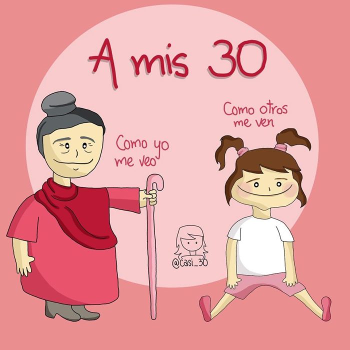 Ilustración de "Casi 30" sobre alguna enseñanza durante esa edad