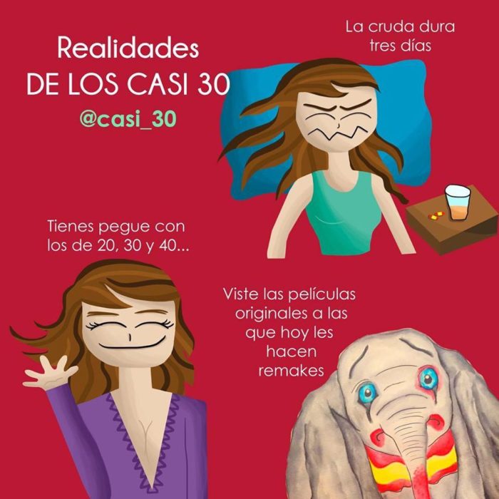 Ilustración de "Casi 30" sobre alguna enseñanza durante esa edad