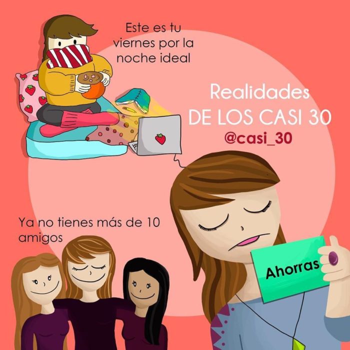 Ilustración de "Casi 30" sobre alguna enseñanza durante esa edad