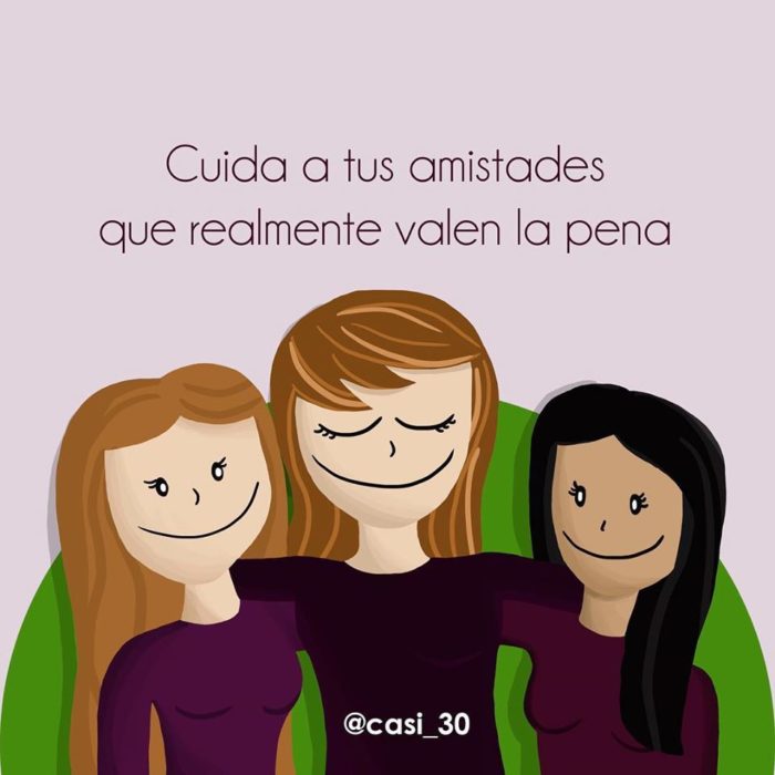 Ilustración de "Casi 30" sobre alguna enseñanza durante esa edad