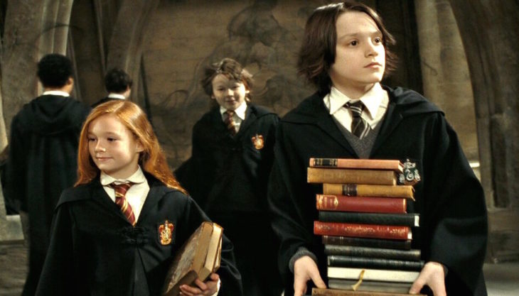 Escena de la película de Harry Potter donde aparece el profesor Snape y Lily en su época de estudiantes