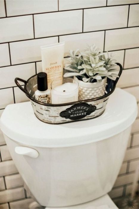 Organizador de baño para papel