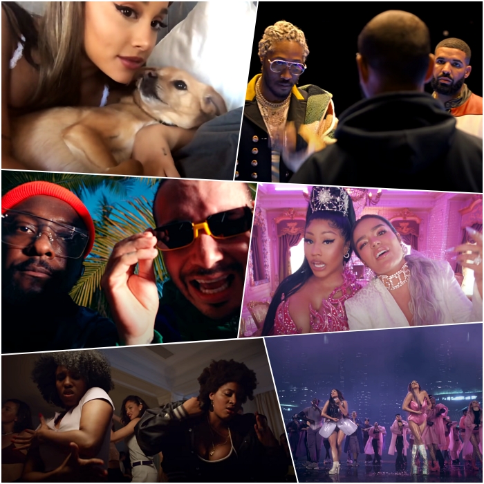 Ariana Grande & Justin Bieber – “Stuck with U” Black Eyed Peas ft. J Balvin – “RITMO (Bad Boys For Life)” Ed Sheeran ft. Khalid – “Beautiful People” Future ft. Drake – “Life Is Good” Karol G ft. Nicki Minaj – “Tusa” Lady Gaga with Ariana Grande – “Rain on Me”