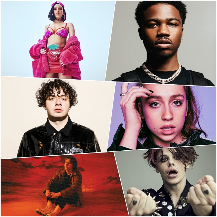 Doja Cat Jack Harlow Lewis Capaldi Roddy Ricch Tate McRae YUNGBLUD