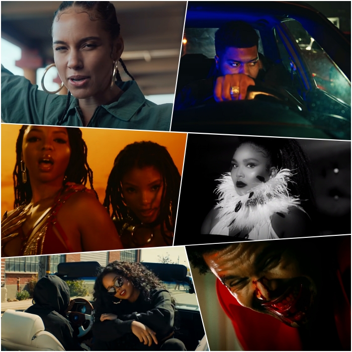 Alicia Keys – “Underdog” Chloe x Halle – “Do It” H.E.R. ft. YG – “Slide” Khalid ft. Summer Walker – “Eleven” Lizzo – “Cuz I Love You” The Weeknd – “Blinding Lights”