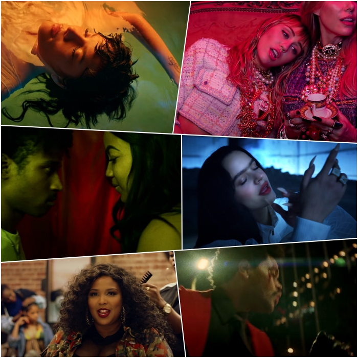 Halsey – “Graveyard” – Edited by Emilie Aubry, Janne Vartia & Tim Montana James Blake – “Can’t Believe the Way We Flow” – Edited by Frank Lebon Lizzo – “Good As Hell” – Edited by Russell Santos & Sofia Kerpan Miley Cyrus – “Mother’s Daughter” – Edited by Alexandre Moors, Nuno Xico ROSALÍA – “A Palé” – Edited by Andre Jones The Weeknd – “Blinding Lights” – Edited by Janne Vartia & Tim Montana