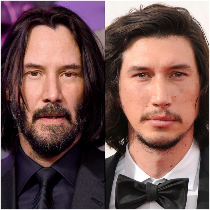 Keanu Reeves y Adam Driver