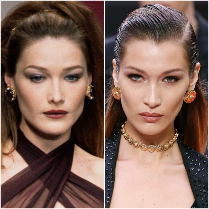 Carla Bruni y Bella Hadid