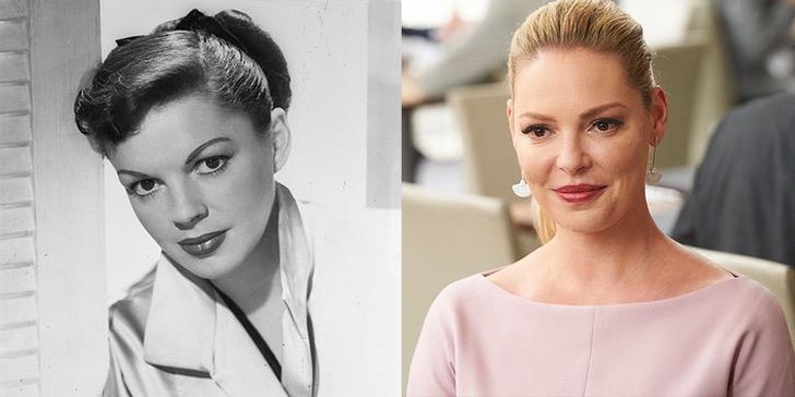 Judy Garland y Katherine Heigl