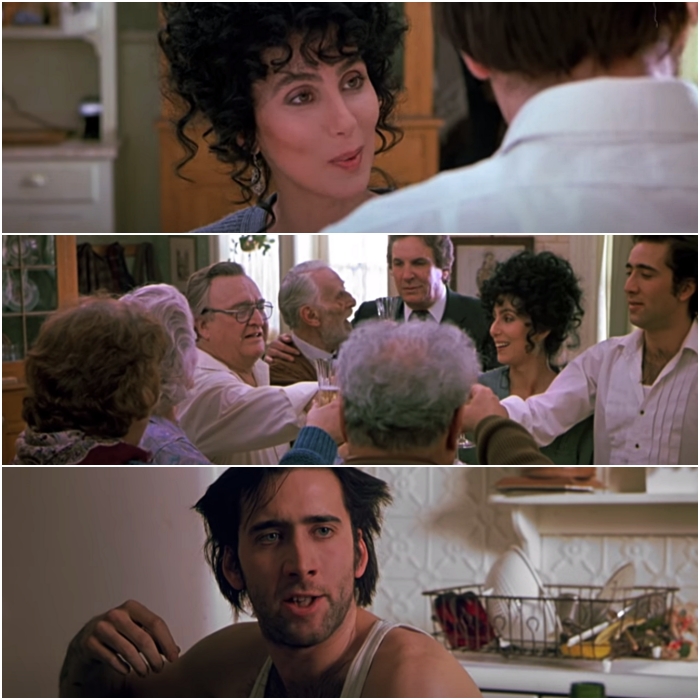 escenas de moonstruck
