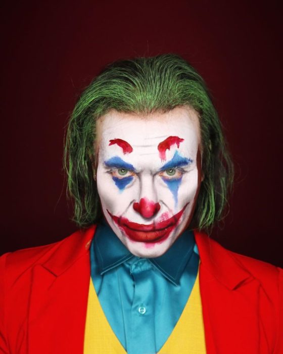 Alex Stone, maquillista, maquillado como Joaquin Phoenix como Joker