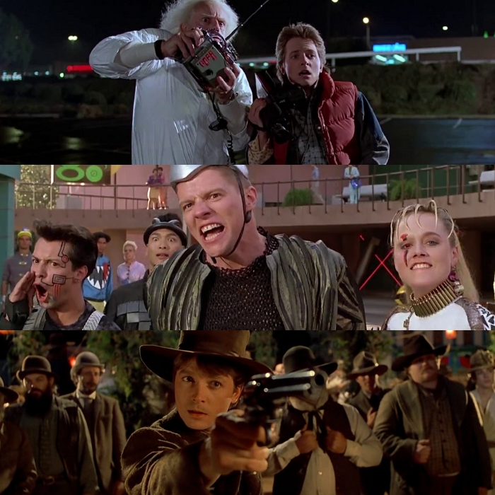 escenas de volver al futuro