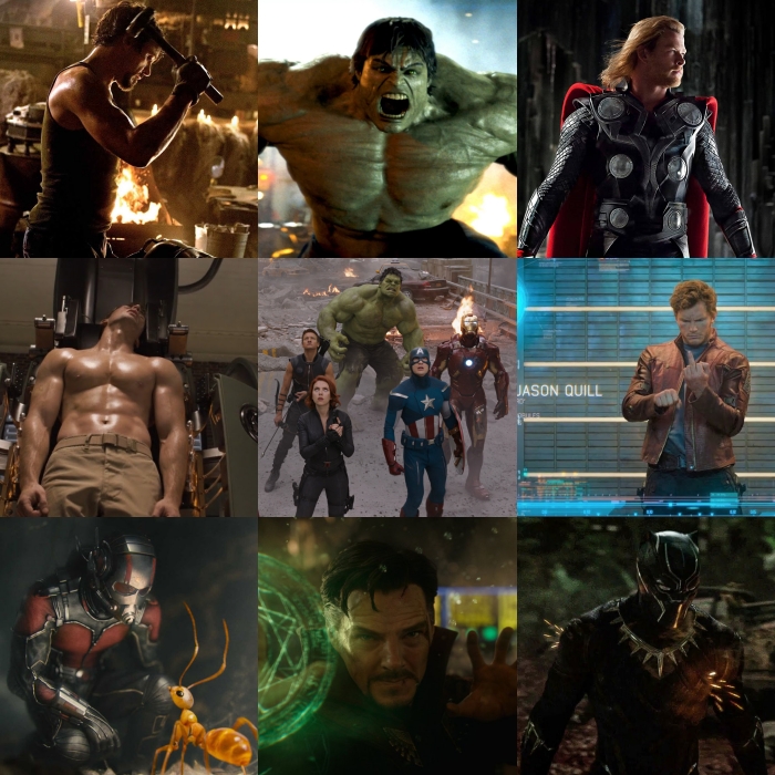 escenas del universo cinemático de marvel