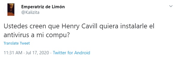 opiniones de twitter sobre henry cavill