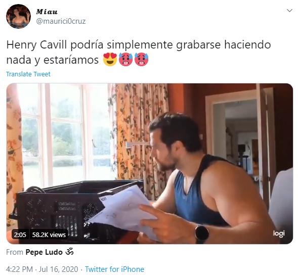 opiniones de twitter sobre henry cavill