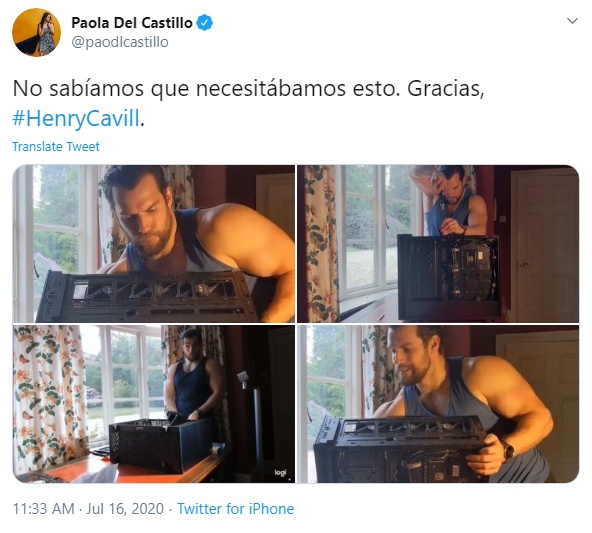 opiniones de twitter sobre henry cavill