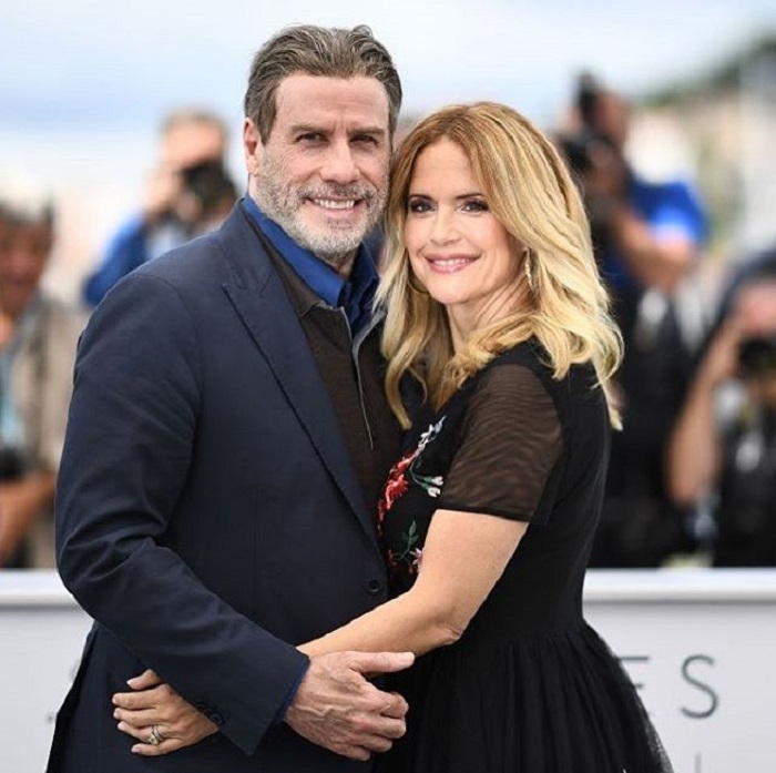 John Travolta y su esposa Kelly Preston