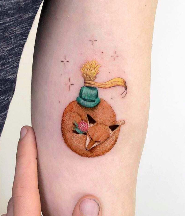 Tatuaje inspirado en el cuento El principito