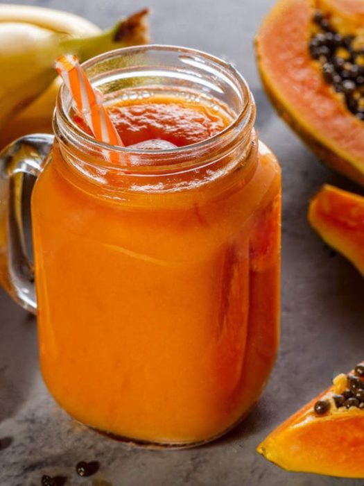 Jugo de papaya con un toque de limón