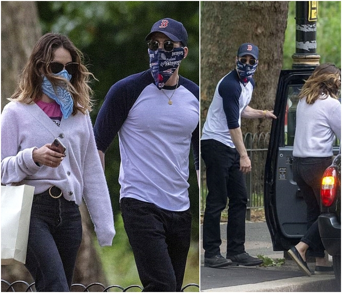 Chris Evans y Lily James juntos en una cita en Londres