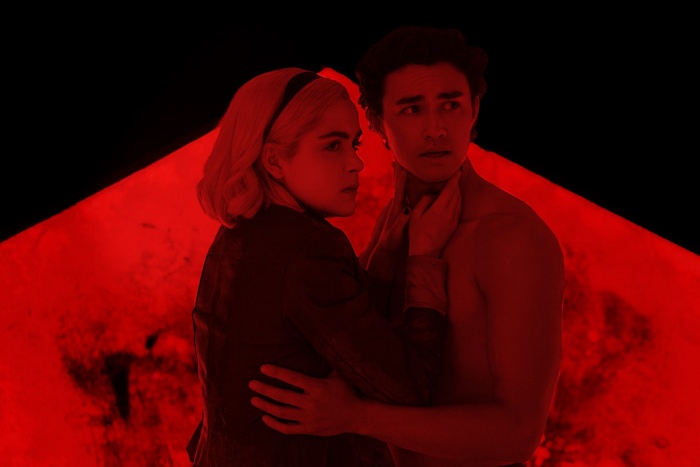 escena de la serie the chilling adventures of sabrina