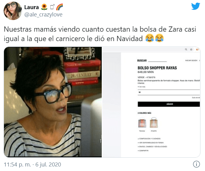 Memes bolso shopper Zara