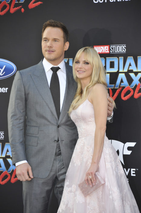 Anna Faris y Chris Pratt en una fotografía juntos