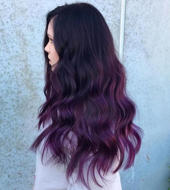 blackberry hair, tendencia para cabello oscuro