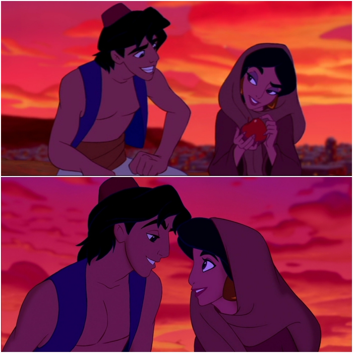 escena de la pelicula aladdín de disney