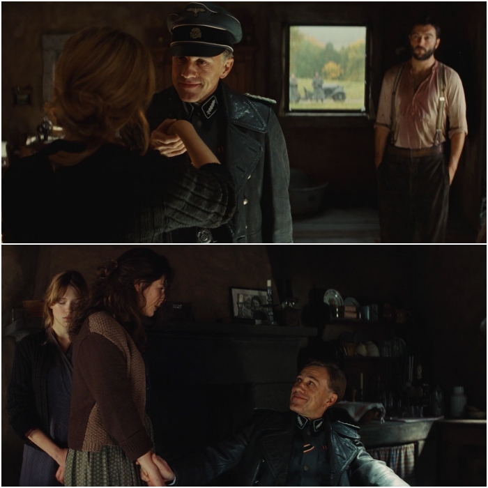 escena de la pelicula inglorious basterds bastardos sin gloria