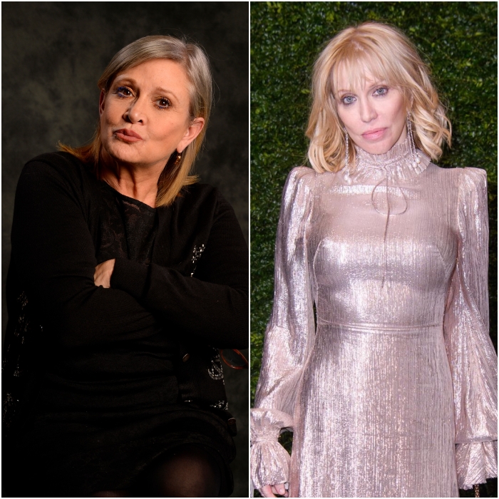 carrie fisher y courtney love