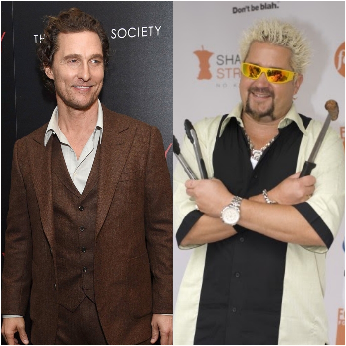 Matthew McConaughey y Guy Fieri
