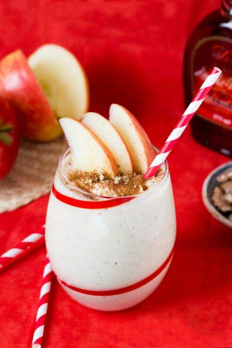 Licuado de manzana y chía
