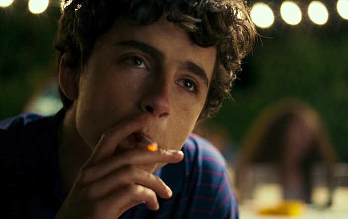 actor timothée chalamet como elio perlman en call me by your name