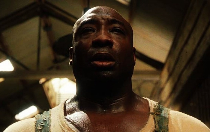 actor michael clarke duncan como john coffey en la milla verde, the green mile