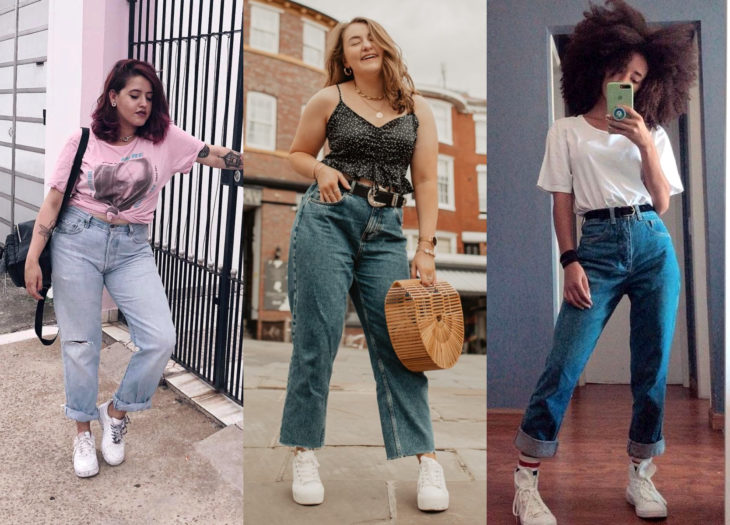 Ropa trendy; outfits con mom jeans