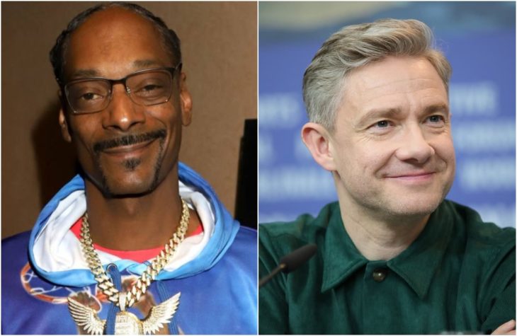 Duplas de celebridades que tienen la misma edad, comparación entre Snoop Dogg y Martin Freeman
