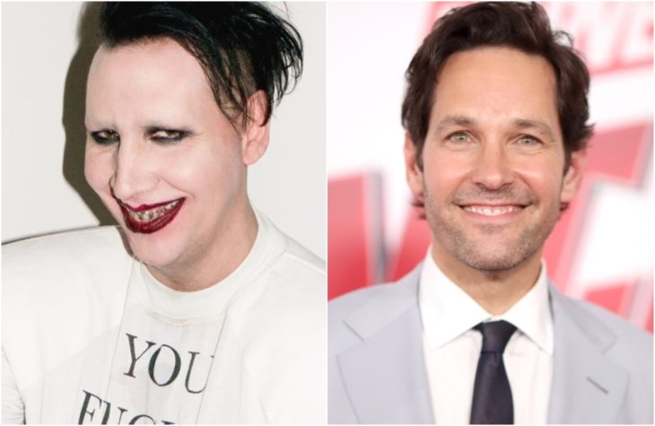 Duplas de celebridades que tienen la misma edad, comparación entre Marilyn Manson y Paul Rudd